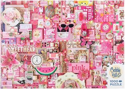 Cobble Hill puzzle Pink - 1000 piezas rompecabezas adultos