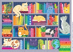 Cobble Hill puzzle gatos - 500 piezas diversión colorida para amantes de los gatos