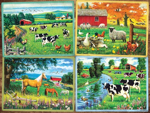 Cobble Hill puzzle XXL Pieces Country Friends 275 piezas diversión rompecabezas