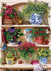Cobble Hill puzzle Flower Cupboard piezas XXL 500 piezas rompecabezas