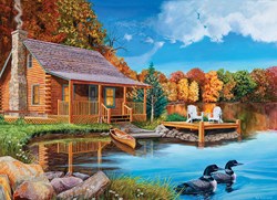 Cobble Hill rompecabezas XXL Loon Lake 500 piezas cartón