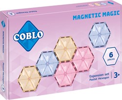 Coblo juguete azulejos magnéticos Classic Hexagon 6 piezas