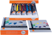 Royal Talens Cobra set de pintura al óleo - mezcla primaria al agua 5x20ml
