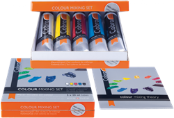 Royal Talens Cobra set de pintura al óleo - mezcla primaria al agua 5x20ml