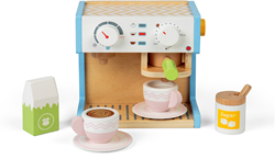 BigJigs cafetera de juguete de madera cocina juego de rol infantil