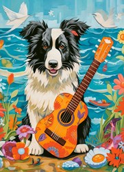 Castorland Collie, Guitar and the Sea -  Teile