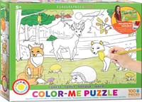 Eurographics puzzle Bosque Color-Me - 100 piezas - juguete educativo
