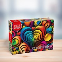 Yazz rompecabezas Colorful Heart - 1000 piezas juguete colorido-2