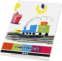 Creativ Company bloc de dibujo A4 blanco 120g 50 hojas papel
