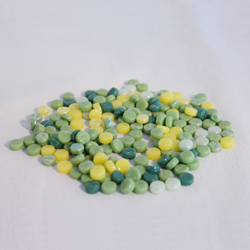 Colourful Mosaics set de juego dots vidrio reciclado Mix Apple Crisp 100g