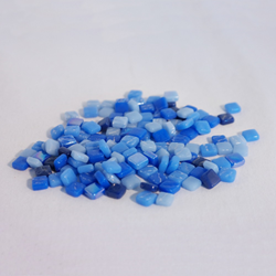 Colourful Mosaics azulejos mosaico vidrio reciclado Moody Blues 100 g