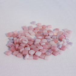 Colourful Mosaics azulejos mosaico vidrio rosa mix 100g decoración
