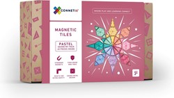 Connetix Azulejos Magnéticos Geometría Pastel 40 Piezas
