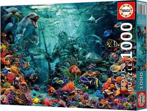 Educa puzzle Arrecife de Coral Poseidón - rompecabezas de 1000 piezas-2