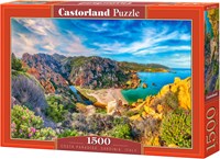 Castorland puzzle Costa Paradiso Cerdeña Italia - rompecabezas 1500 piezas-2