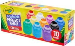 Crayola set de témperas - 10 colores pintura lavable para niños