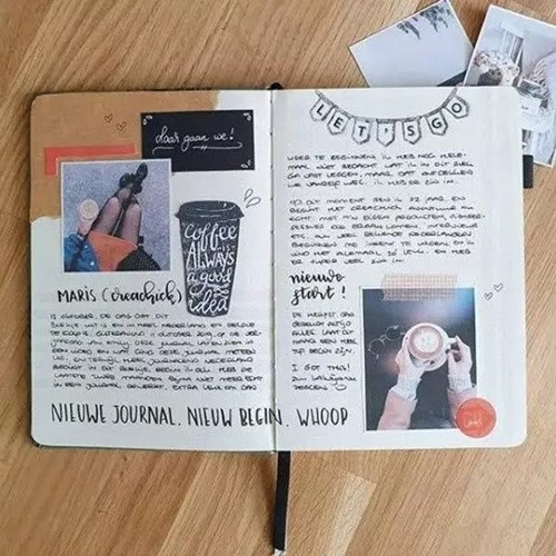 MUS Creatief bullet journal marrón - cuaderno Creachick A5-2