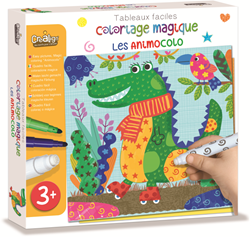 Crealign Animales para Colorear Mágicos - Juguete Creativo para Niños