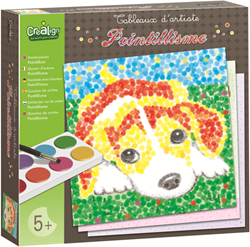 Crealign arte de puntos animales kit creativo para niños