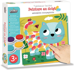 Crealign set de pintura de dedos animales - pintar con plantillas