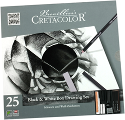 Cretacolor Cretacolor Black and White Box Metaal 25-delig