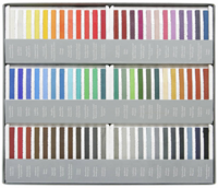 Cretacolor set de tizas pastel duras - 72 piezas en caja metálica