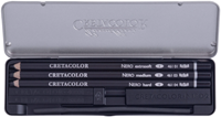 Cretacolor set de dibujo y boceto Nero negro 7 piezas pocketset