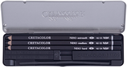 Cretacolor Cretacolor Teken- en Schetsset Nero Zwart 7-delig