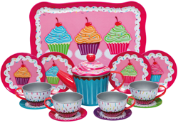Schylling Cupcake Tin Tea Set (12)