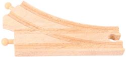 Bigjigs vías de tren de madera desvíos curvos - accesorio para tren de madera