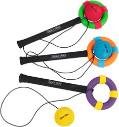 Spordas Super Foam Swing y Hoop Set - Juguete de exterior para niños