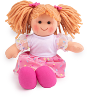 BigJigs muñeca Darcie - muñeca bebé suave 28cm para niños-2
