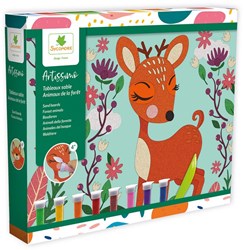 Sycomore set creativo de arte con arena animales del bosque desde 4 años