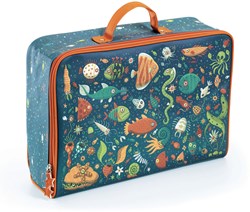 Djeco maleta Fishes - maleta infantil impermeable diseño marítimo