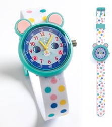 Djeco reloj infantil Mouse - reloj educativo diseño ratón