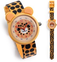 Djeco reloj infantil guepardo - reloj para aprender la hora