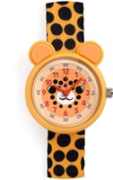 Djeco reloj infantil guepardo - reloj para aprender la hora-2