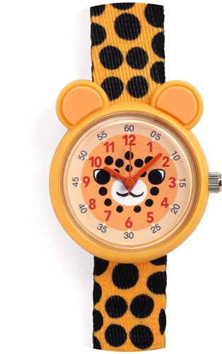 Djeco reloj infantil guepardo - reloj para aprender la hora-2
