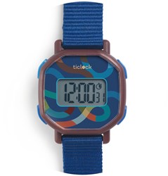 Djeco reloj digital Blue volute impermeable resistente niños