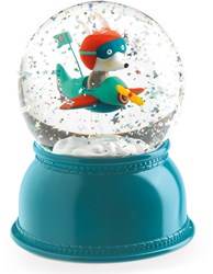 Djeco luz nocturna avión bola de nieve LED habitación infantil regalo