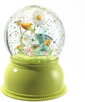 Djeco luz nocturna bola de nieve conejo - decoración habitación infantil-2