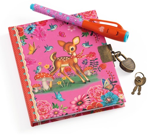Djeco cuaderno Fiona diario secreto - magic pen - FSC MIX-2