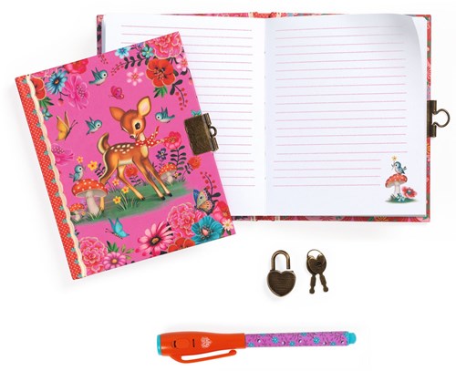 Djeco cuaderno Fiona diario secreto - magic pen - FSC MIX-3