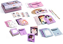 Djeco set de escritura Lucille - set de papelería creativo para niños