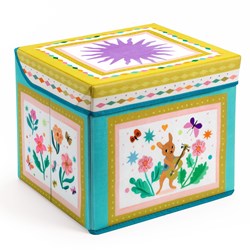 Djeco baúl de juguetes banco - Roulotte multicolor habitación bebé