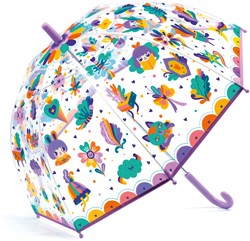 Djeco paraguas arco iris - paraguas infantil colorido con diseño kawaii