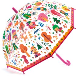 Djeco paraguas infantil paraguas bosque transparente resistente
