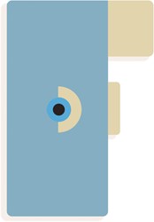Djeco letra de madera F - diseño animal gráfico para habitación infantil