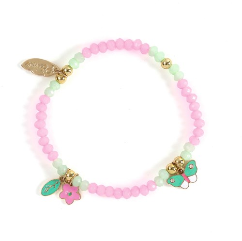 Djeco pulsera juguete PLUME BIJOUX Lila multicolor joya infantil