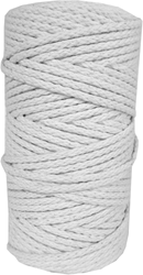 DekoArt DekoArt Macramékoord 4 mm 100 m Wit